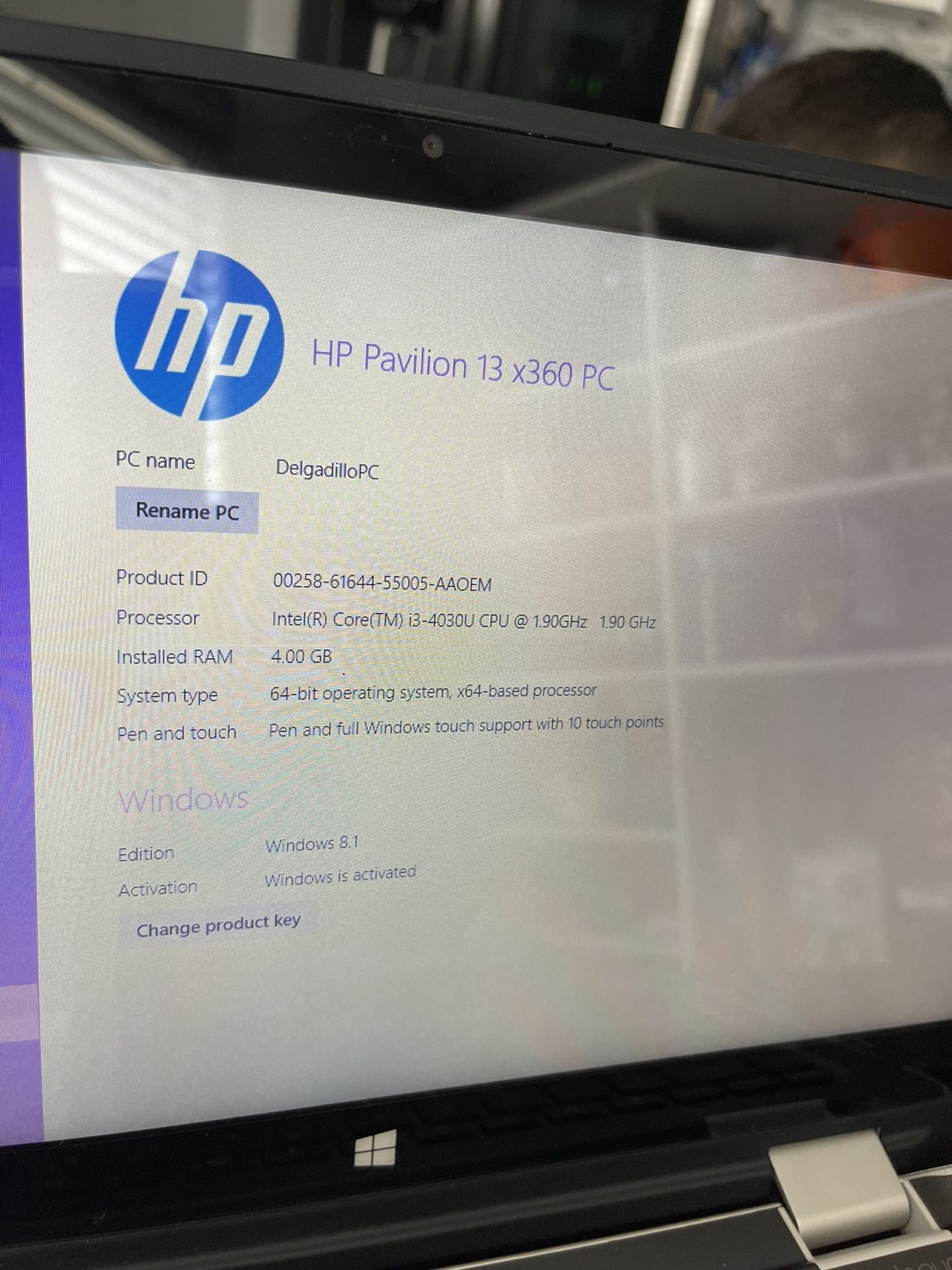 hp laptop