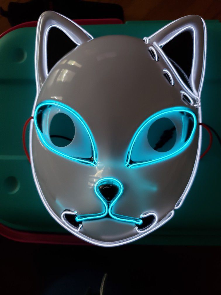 Neon Cat Mask