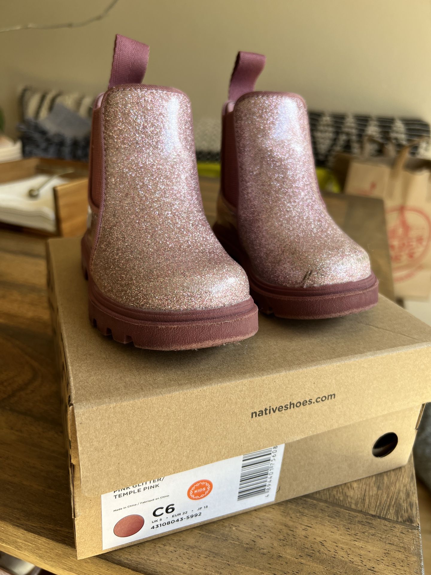 Native Glitter Boots
