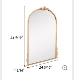Inspired Anthropologie Gold Arch Mirror Thumbnail