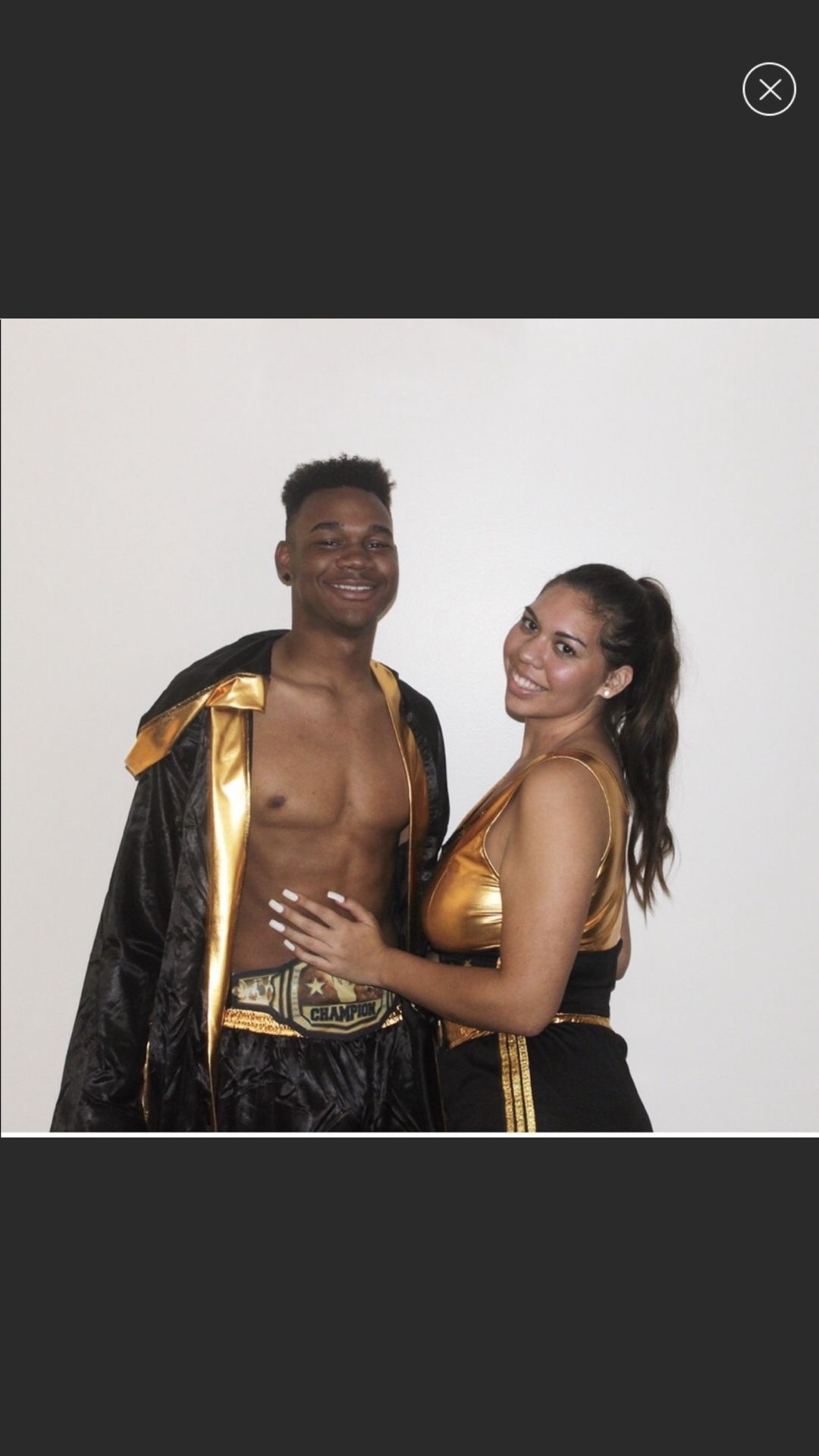Fashion Nova Couples Boxing Halloween Costume for Sale in Tucson, AZ
