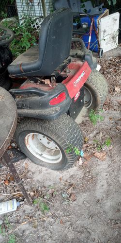 Mower With Out Deck 18 Up Motor Ran Good Last Year. Took Starter Off For My Other Mower Thumbnail
