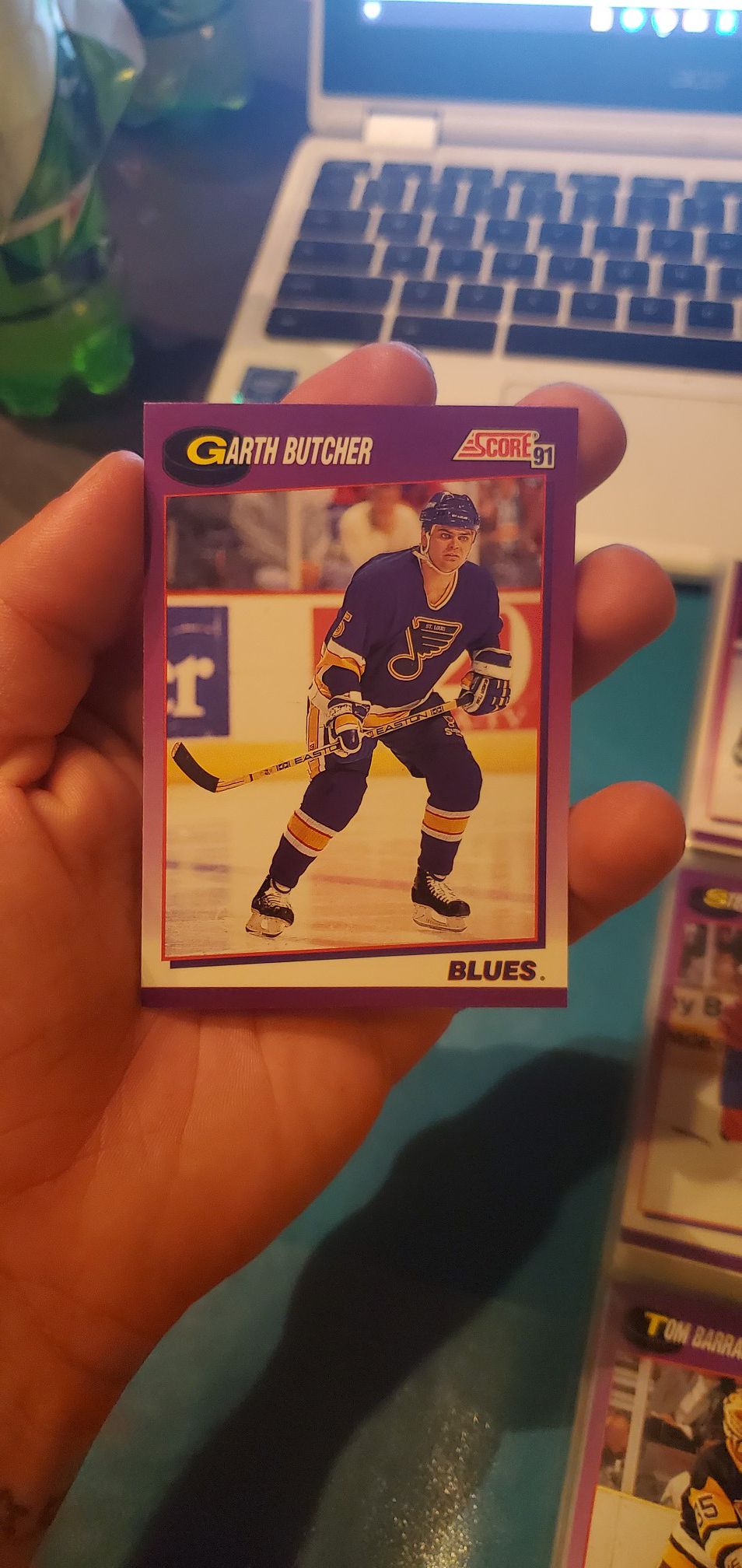 Garth butcher hockey card