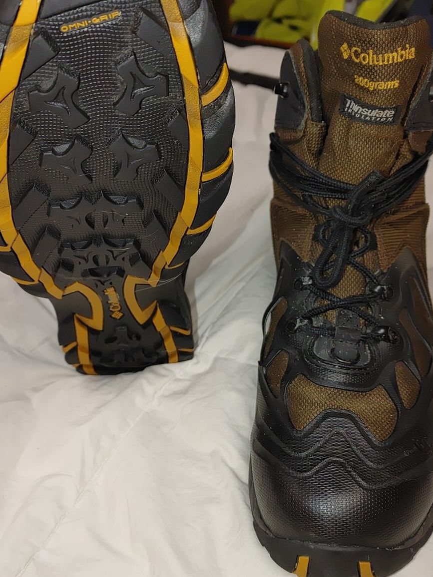 MENS HIKING, WORK, BOOTS, SZ. 15 COLUMBIA THINSOLATE