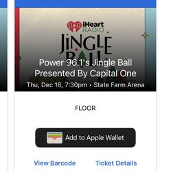 Jingle Ball Tickets  Thumbnail