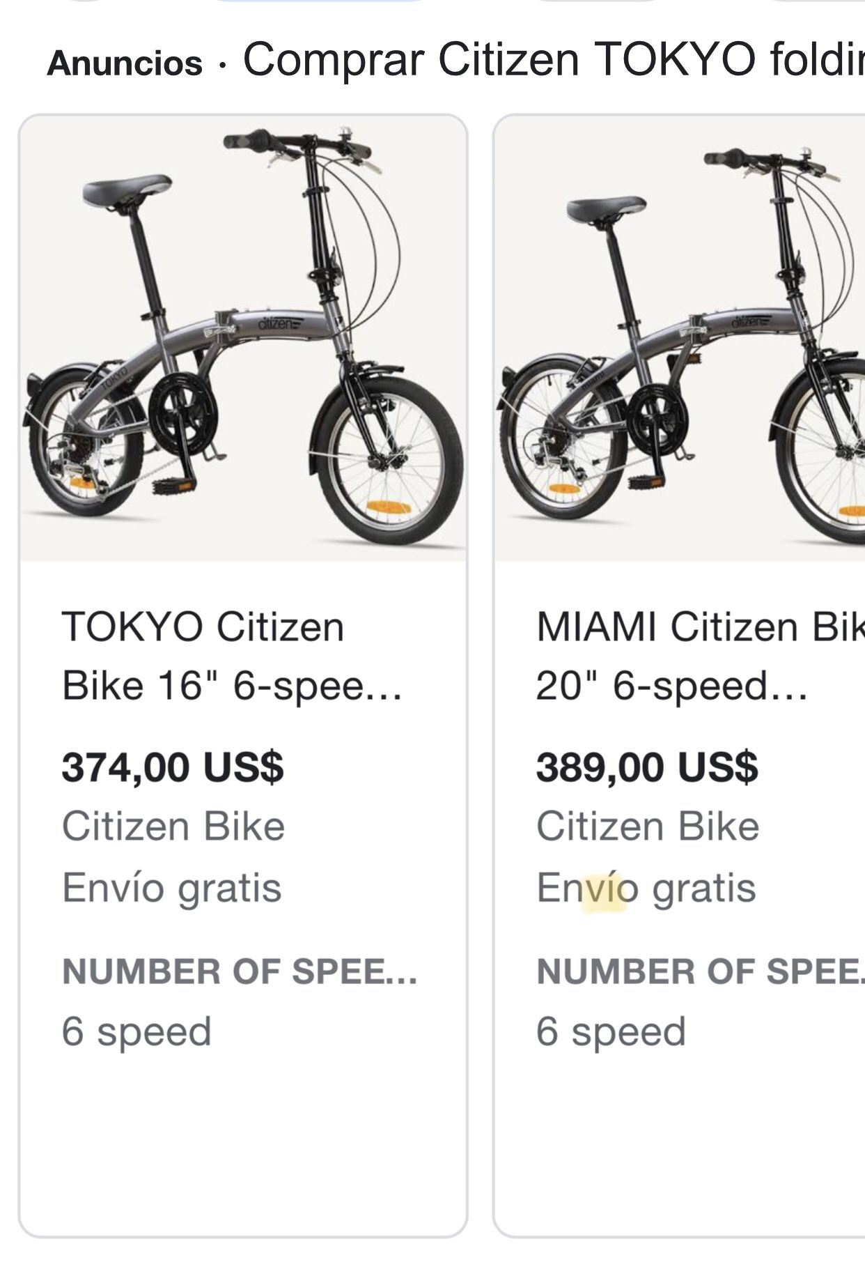 Folding Bike Tokyo citizen