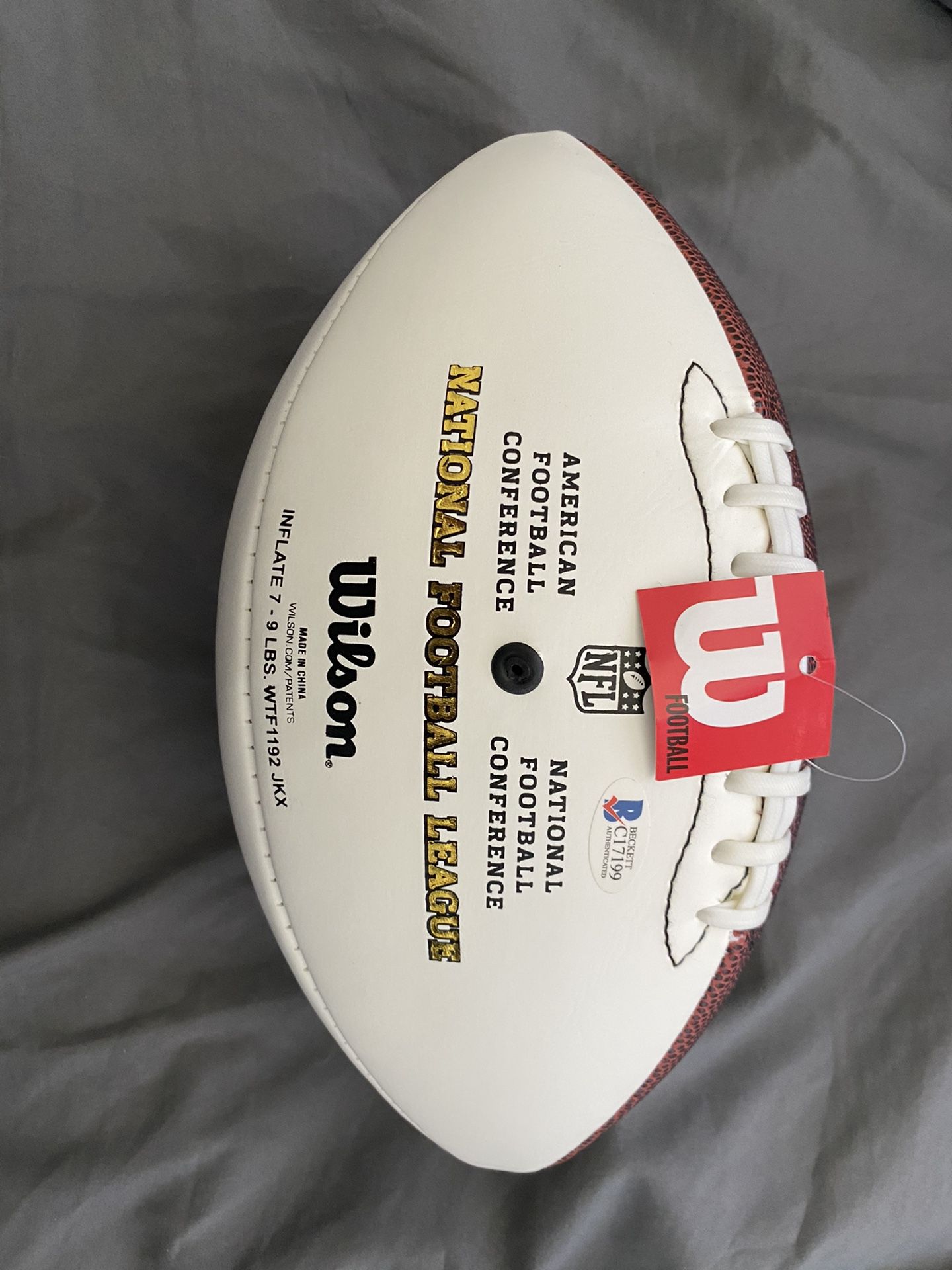 Emmitt Smith Signed Football- PSA Guarantee