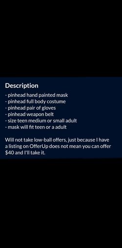 Hellraiser Teen/Adult Costume  Thumbnail