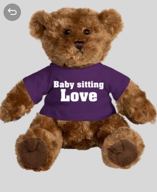 Baby Sitting Teddy Bear