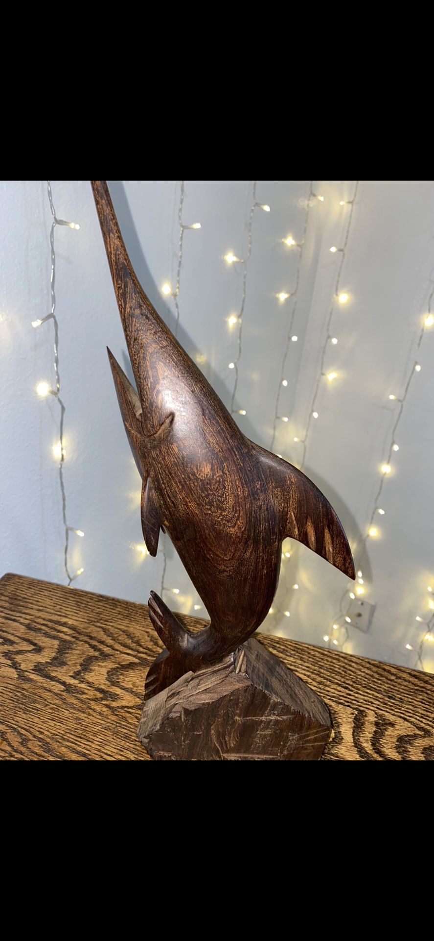 Sword Fish Decor Figurine Statue