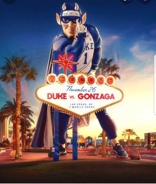 Gonzaga vs Duke Tickets 5 Floor Seats Vegas!!! sold out!!Game Of The Year 
