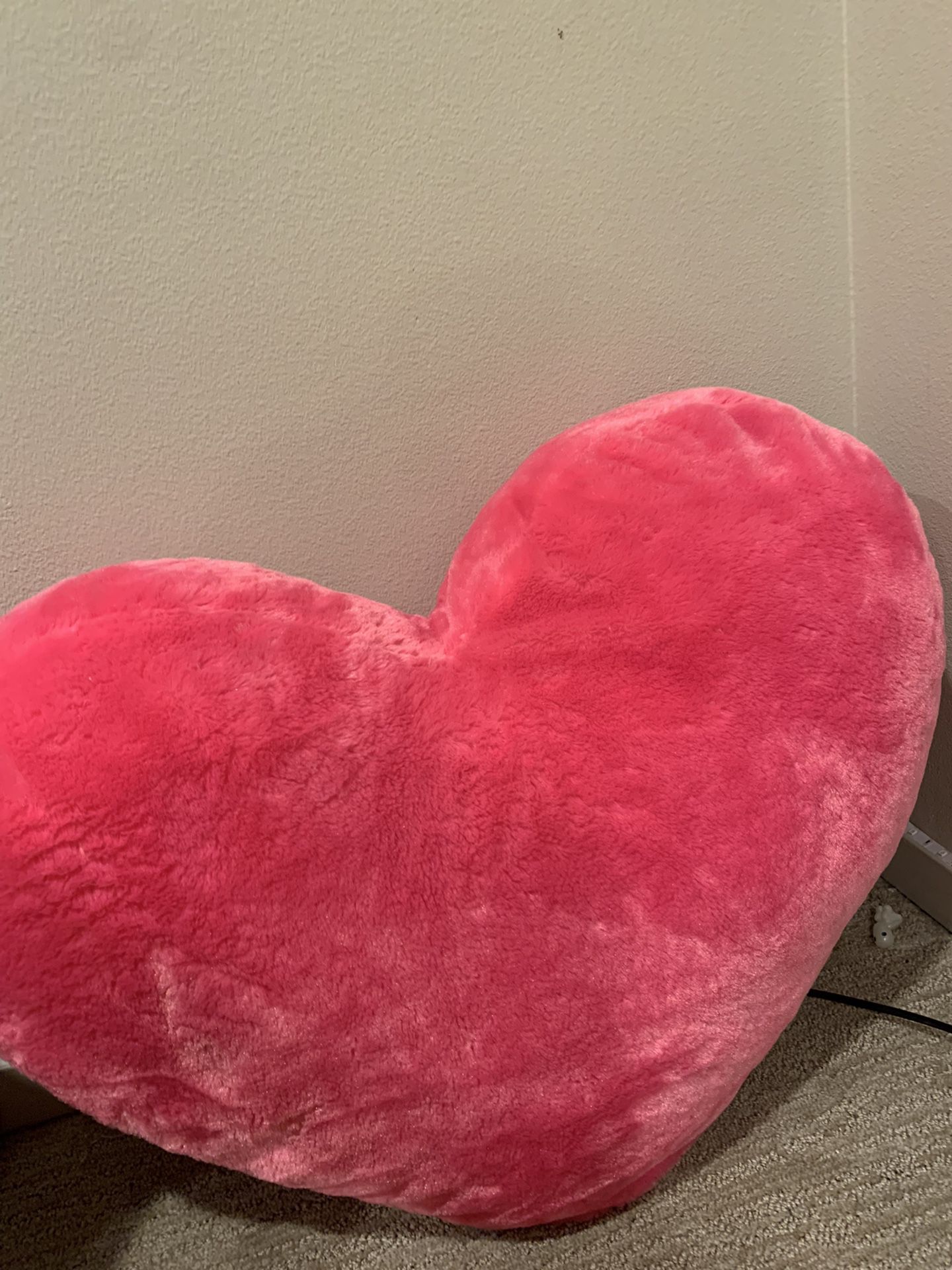 Giant Stuffed Bear And Heart