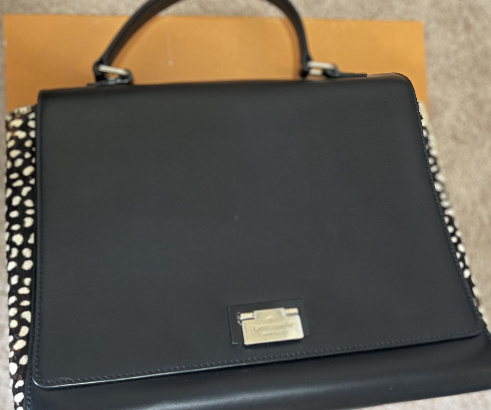 Kate Spade Leather Bag With Feather 