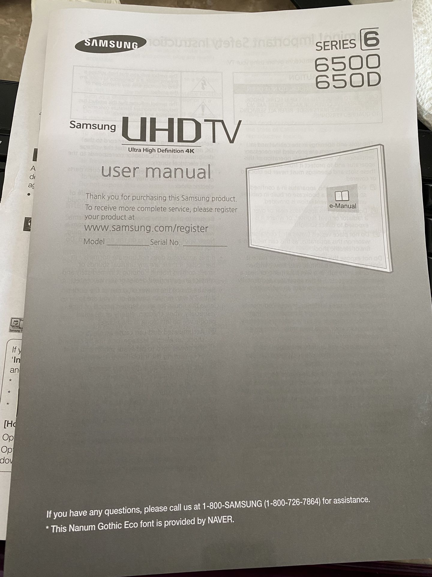 Samsung UN55JU6500 55-Inch 4K Ultra HD Smart LED TV