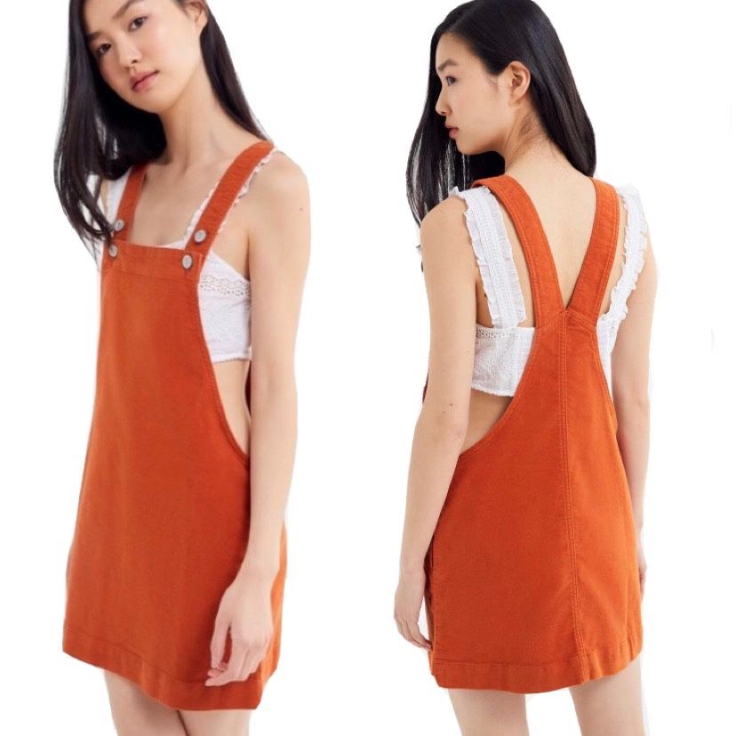 Urban Outfitters/BDG Uncut Corduroy Overall Dress