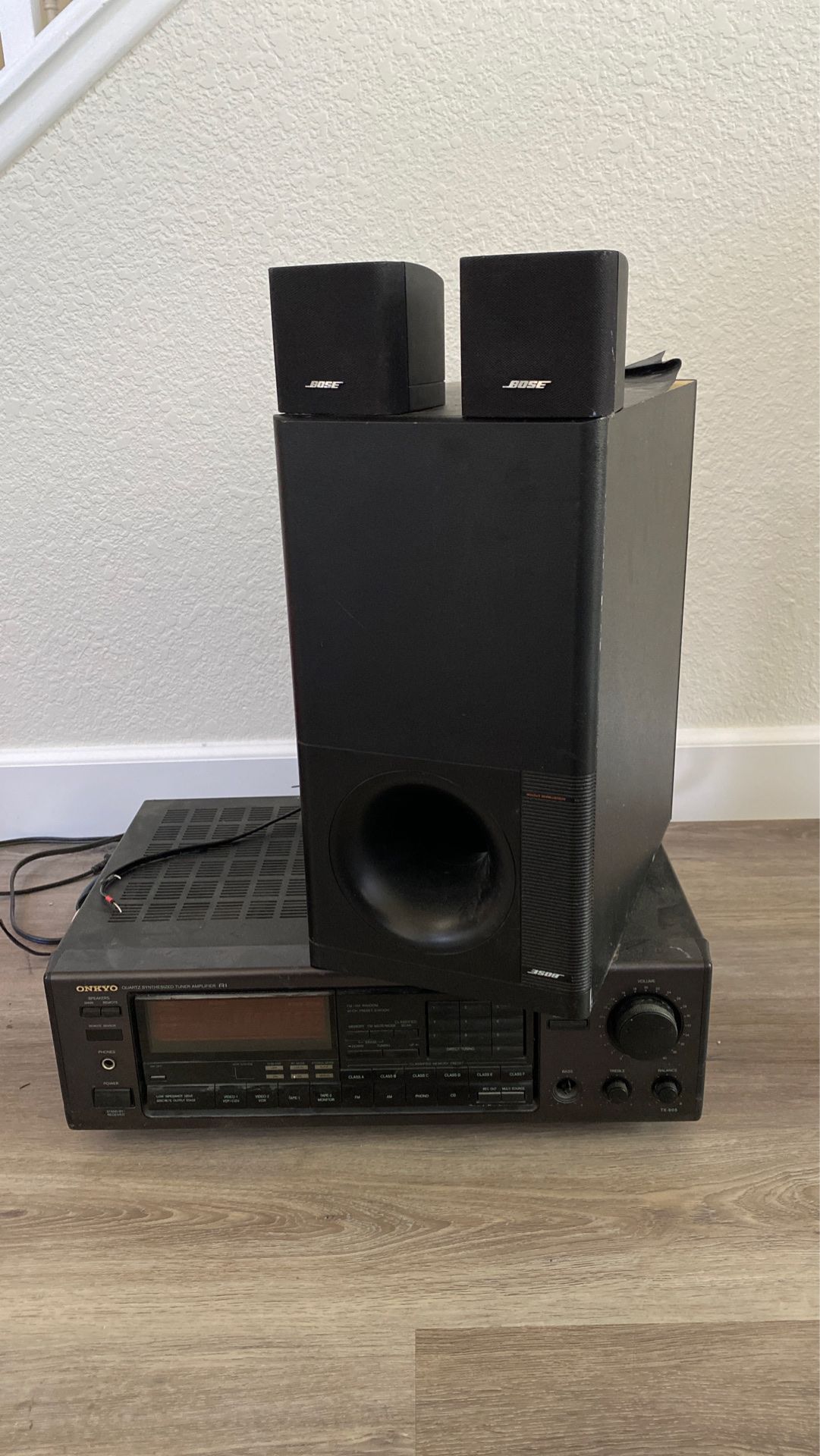 Surround sound system with Bose speakers!