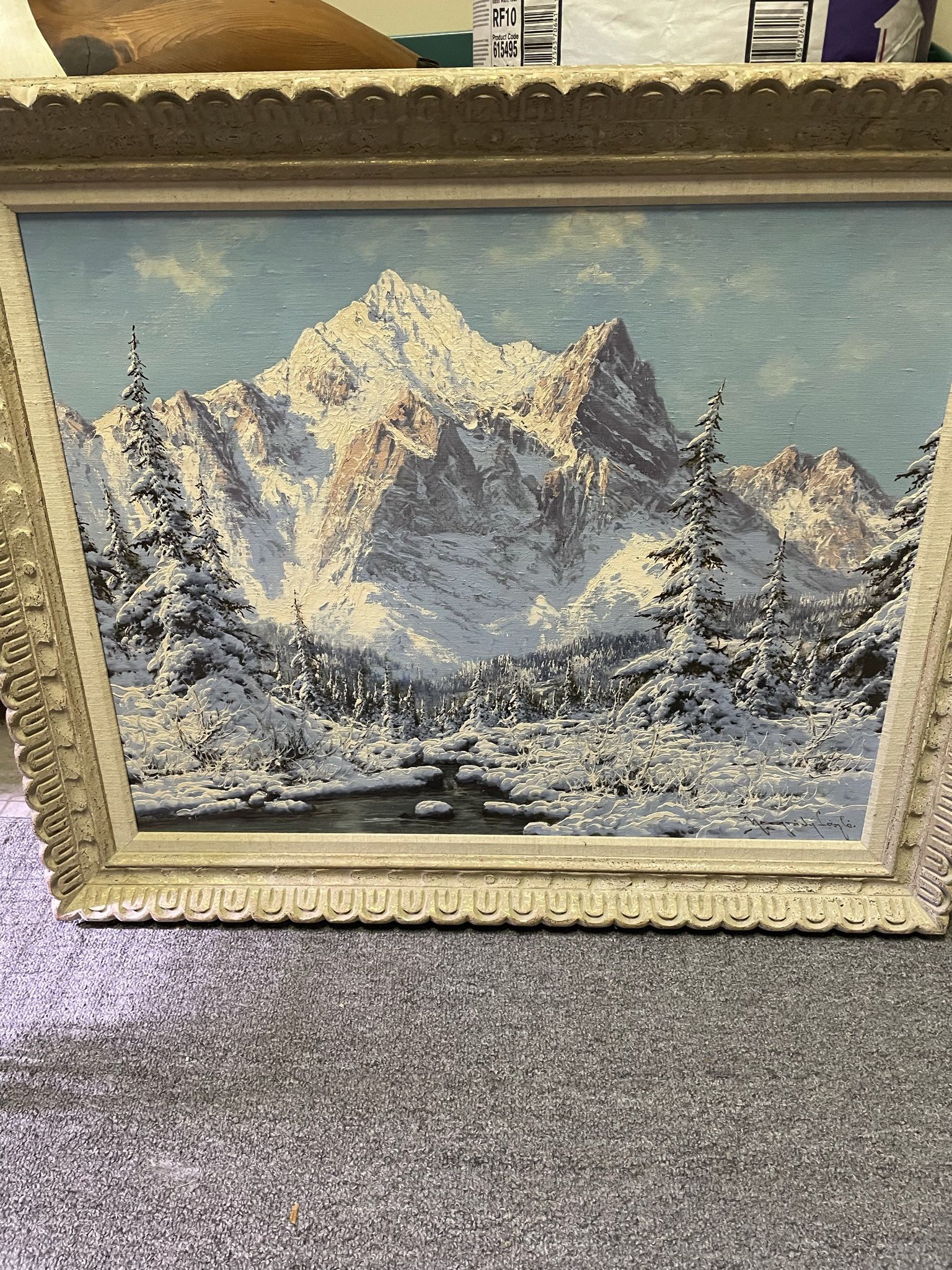 Hungarian Laszlo Neogrady 1(contact info removed) Antique oil on canvas Landscape painting