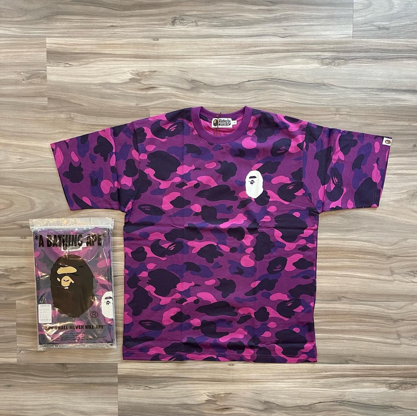 Color Camo Ape Head Relaxed Fit Tee