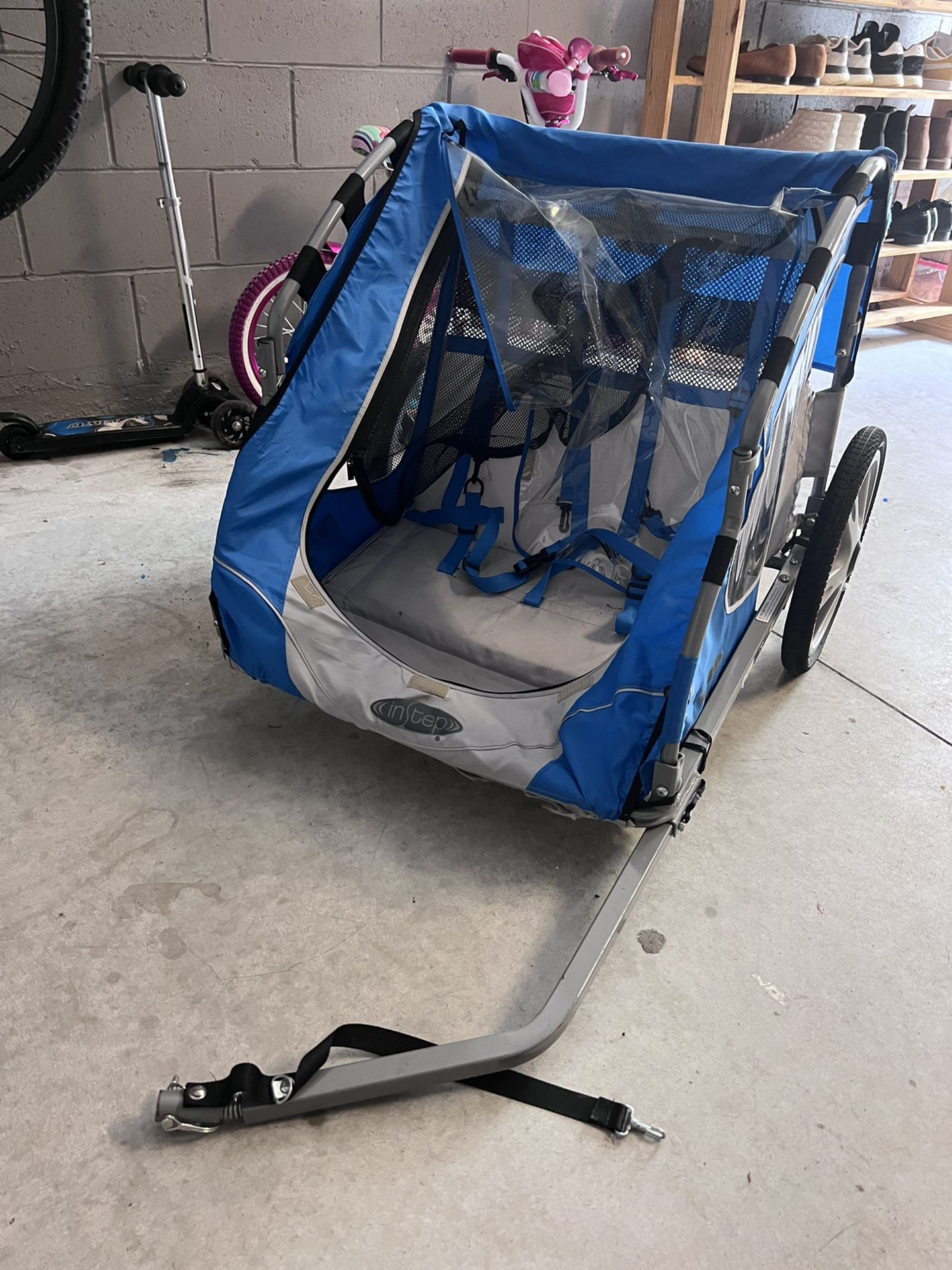 2 Seater Bike Trailer For kids/toddlers