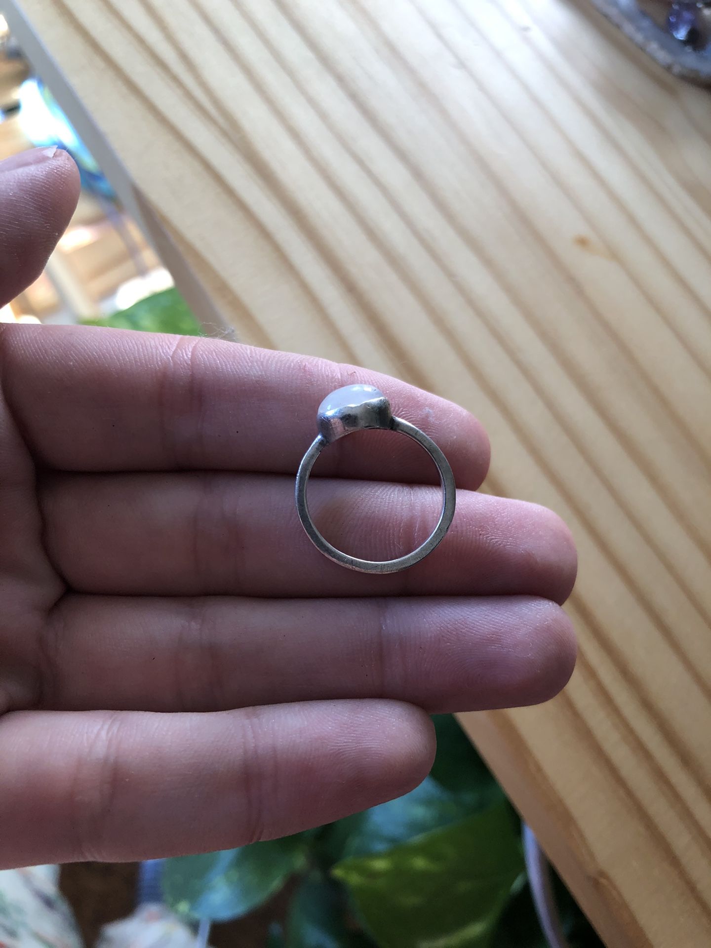 Moonstone ring