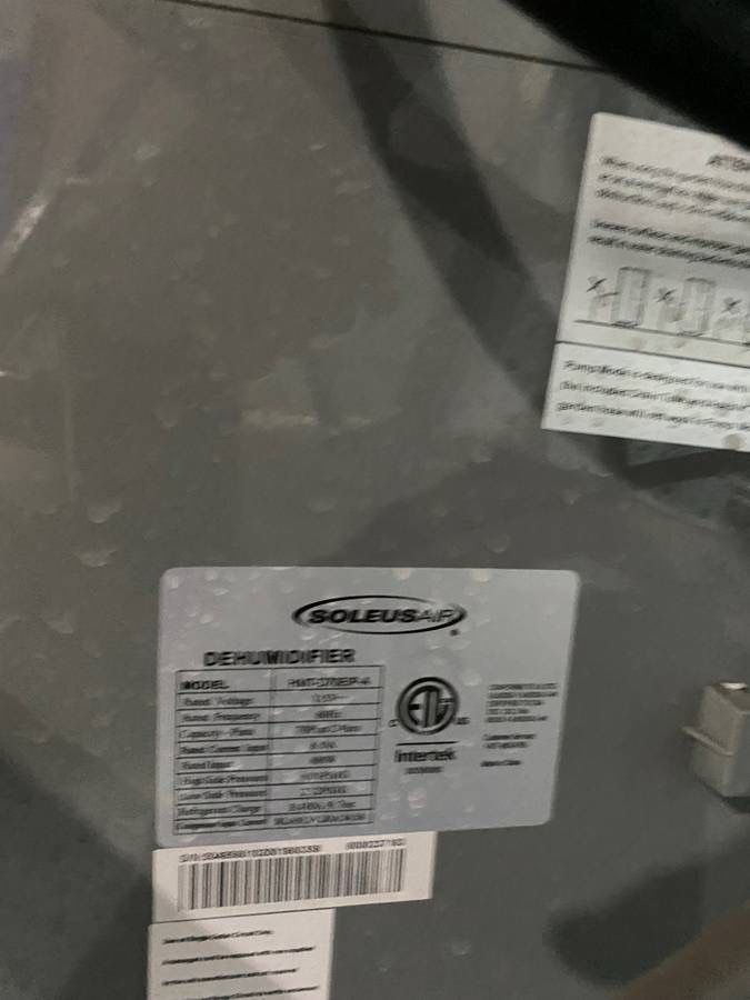 Dehumidifier 70pint