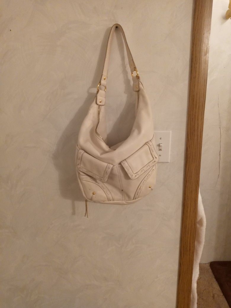 Jessica Simpson Purse White Leopard