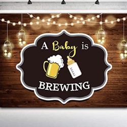 7x5 A Baby Is Brewing Backdrop  Thumbnail