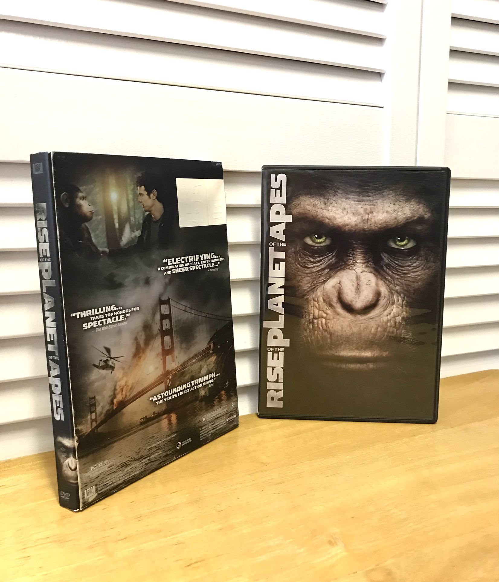 Rise Of The Planet Of The Apes DVD W/Special Features