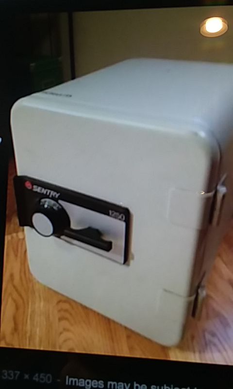 sentry 1250 safe combination lost