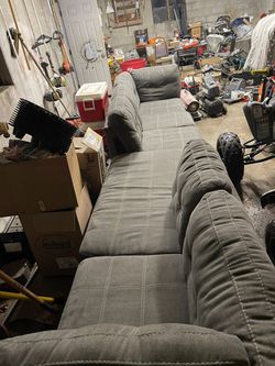 Grey Sectional Couch Thumbnail