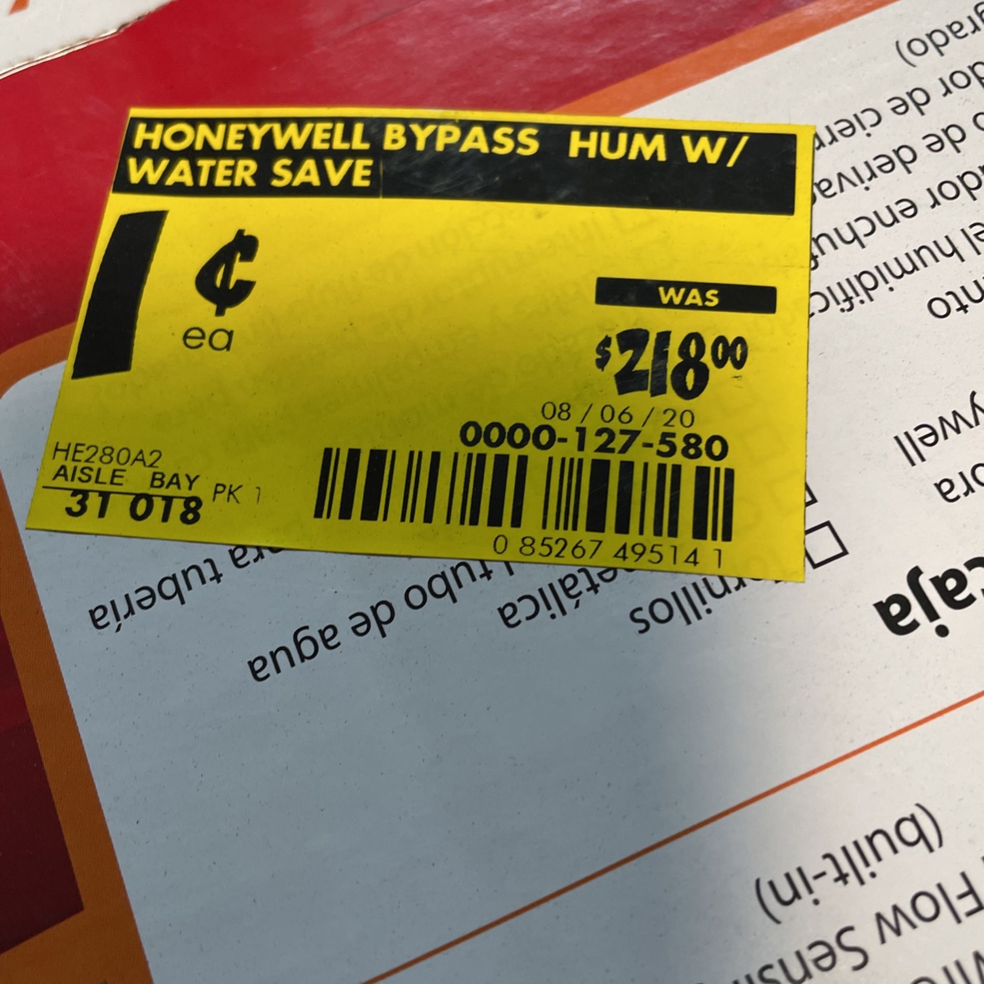 Honeywell Furnace Mounted Humidifier