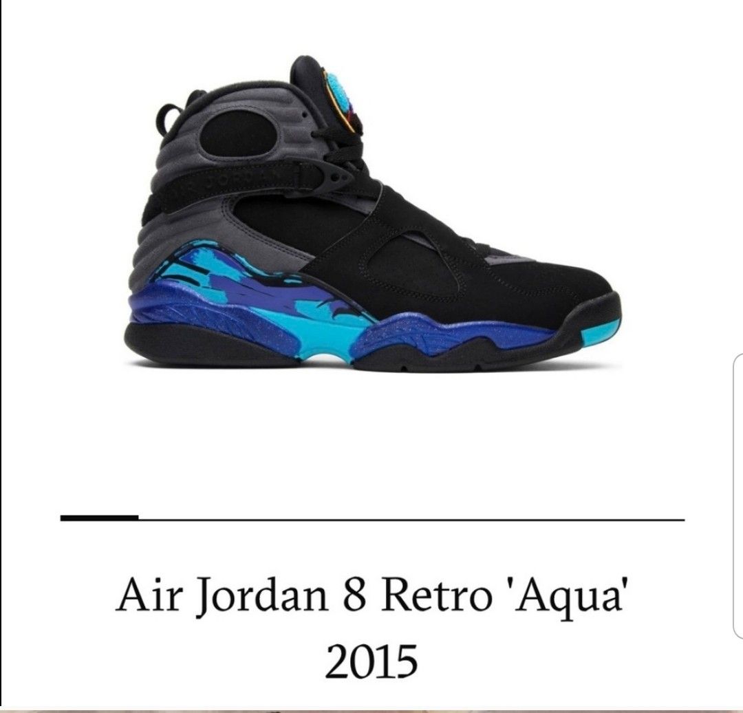 Air Jordon 8 Retro Agua