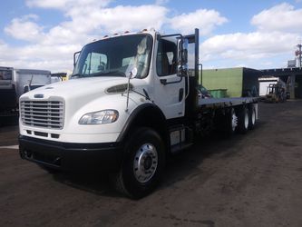 2012 freigliner m2 flatbed Cummins engine ready to work {contact info removed} peres Thumbnail