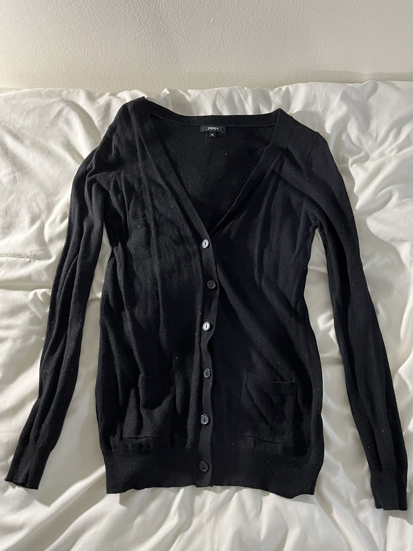 Free Black Cardigan