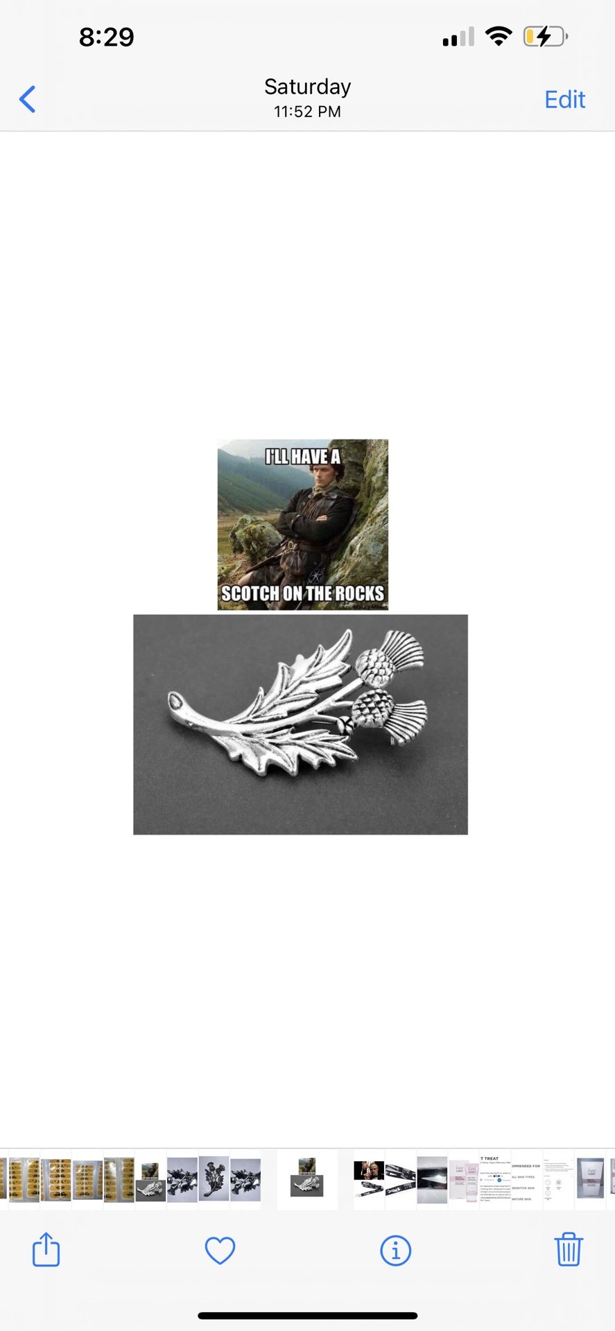 Outlander Brooch New