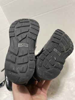 UGG Butte II Waterproof Winter Black Boots Kids Size 1 Thumbnail