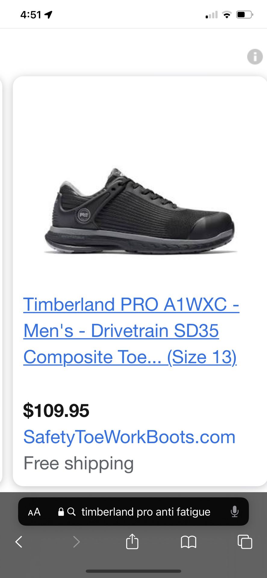 Steel Toe Timberland Shoes