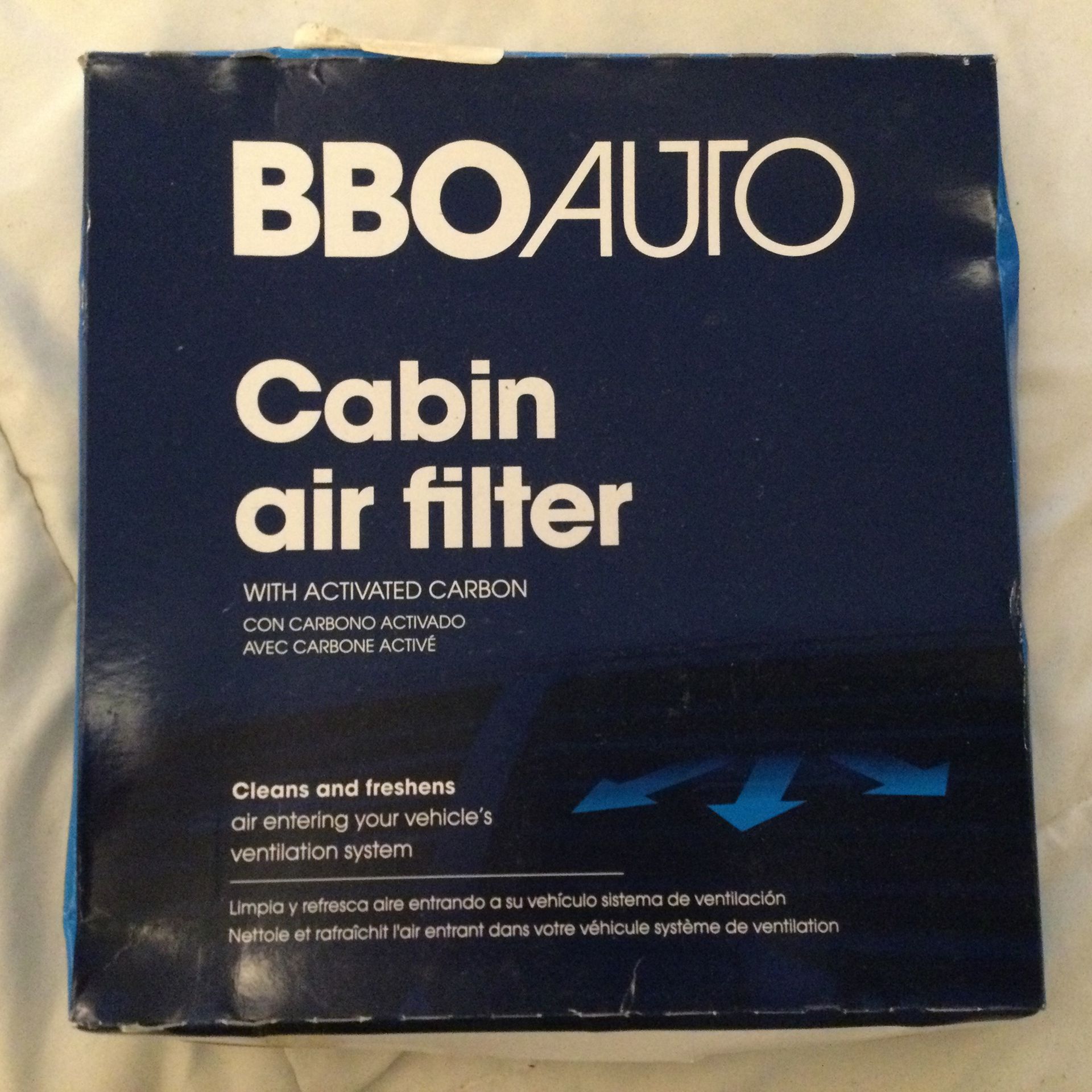 “New” In Box:  Cabin Air Filter for Toyota Tacoma