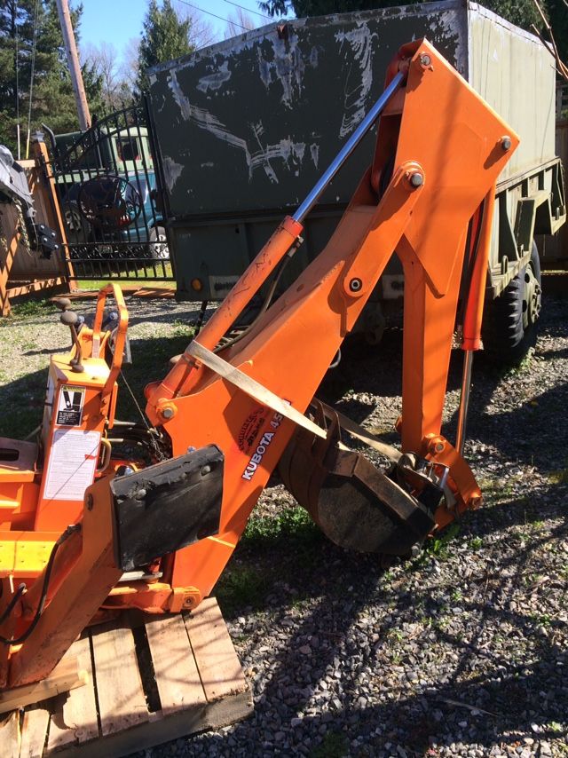 Kubota 4560 Quick Attatch Backhoe