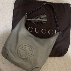 Gucci Silver Soho Chain Strapped Hobo Shoulder Bag Thumbnail