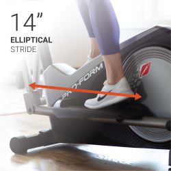 ProForm Cadence LE Rear-Drive Elliptical with LCD Display Window, Compatible with iFit Personal Training Thumbnail