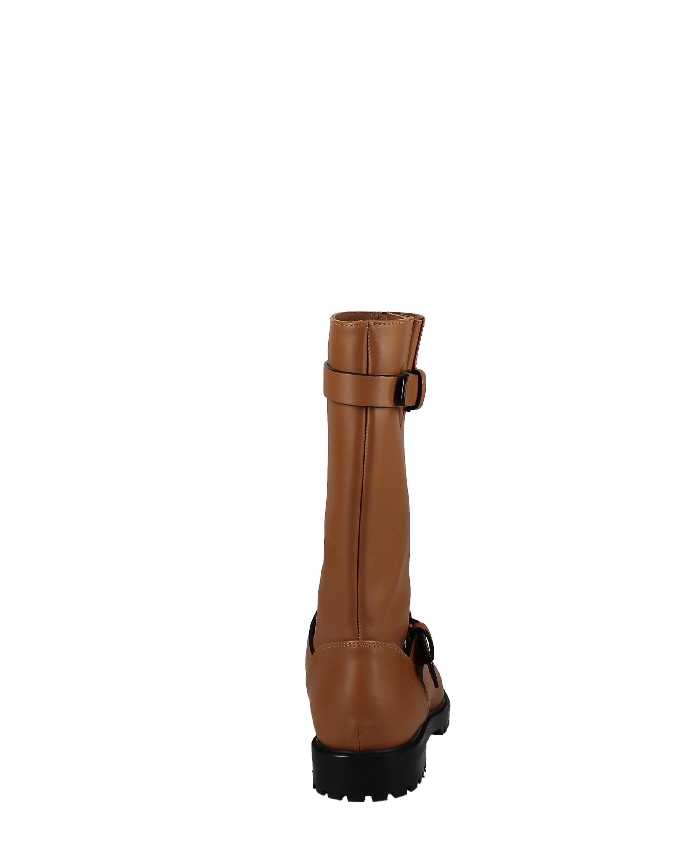 Lafayette 148 | Jordan Moto Leather Boot | Tan | 7 M