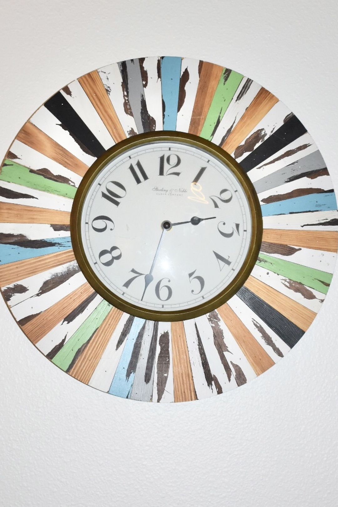 Coloful Frame Wall Clock