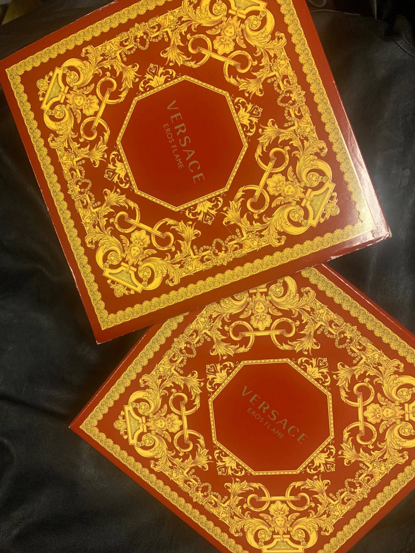 Versace Men Cologne 2pc Gift Set in Eros Flame (cologne & body wash)