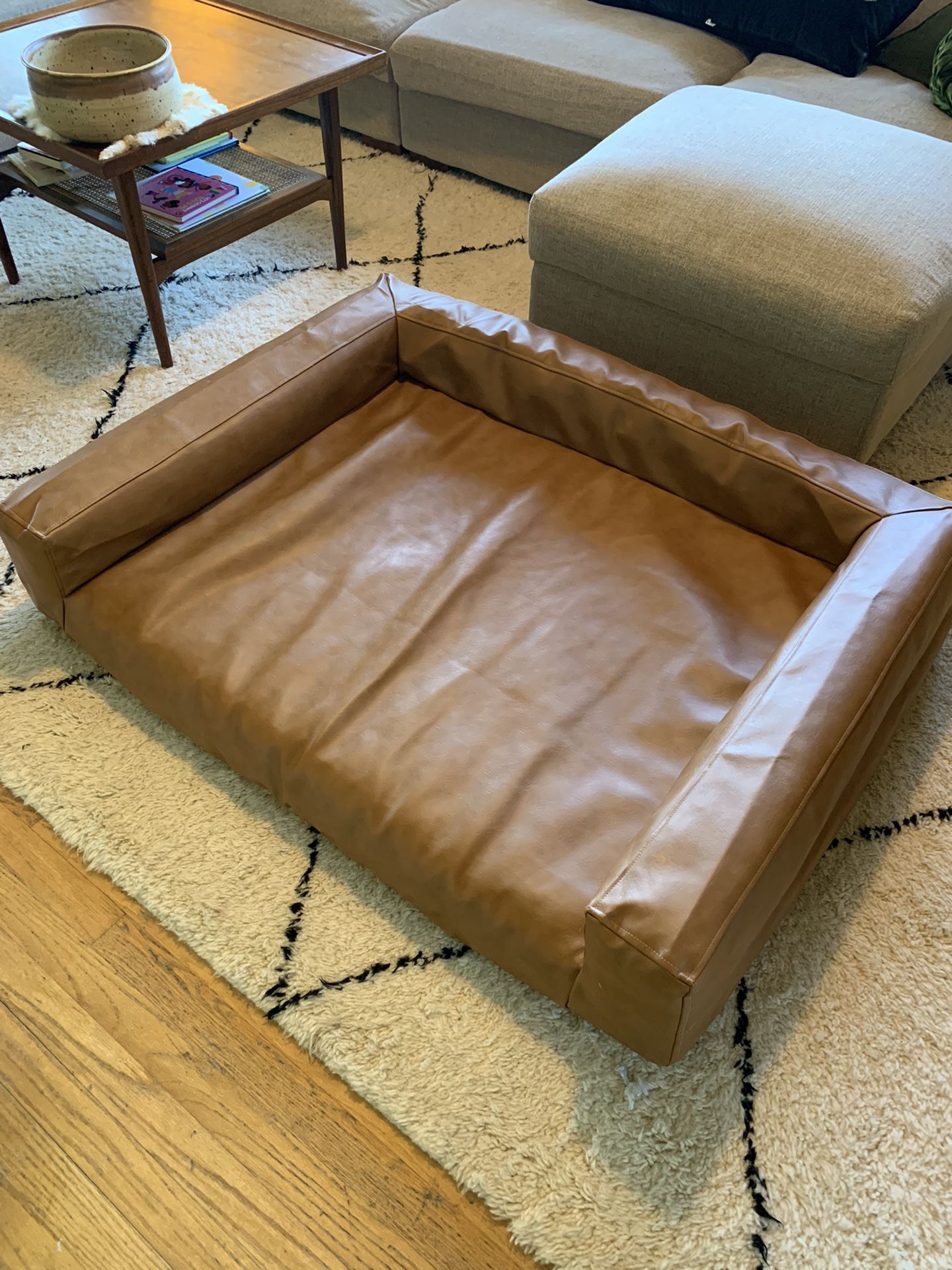 High Quality Leather Dog Bed 