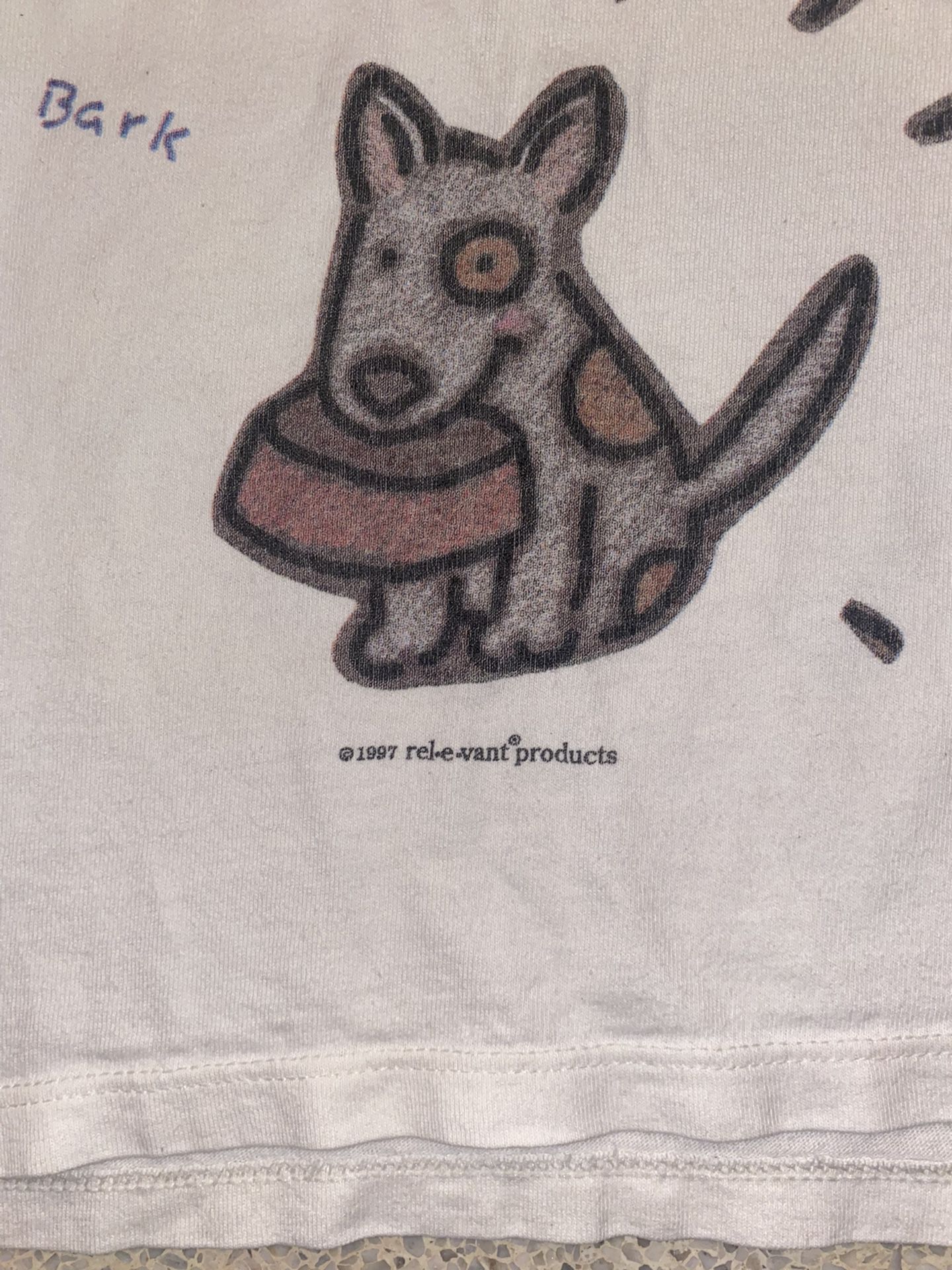 Vintage All Over Print Dog Shirt 