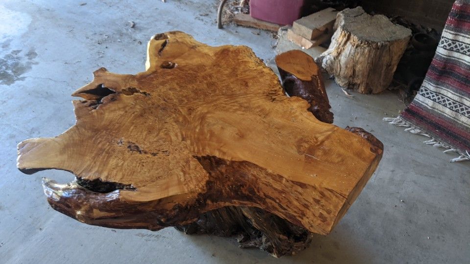 Wood End Table