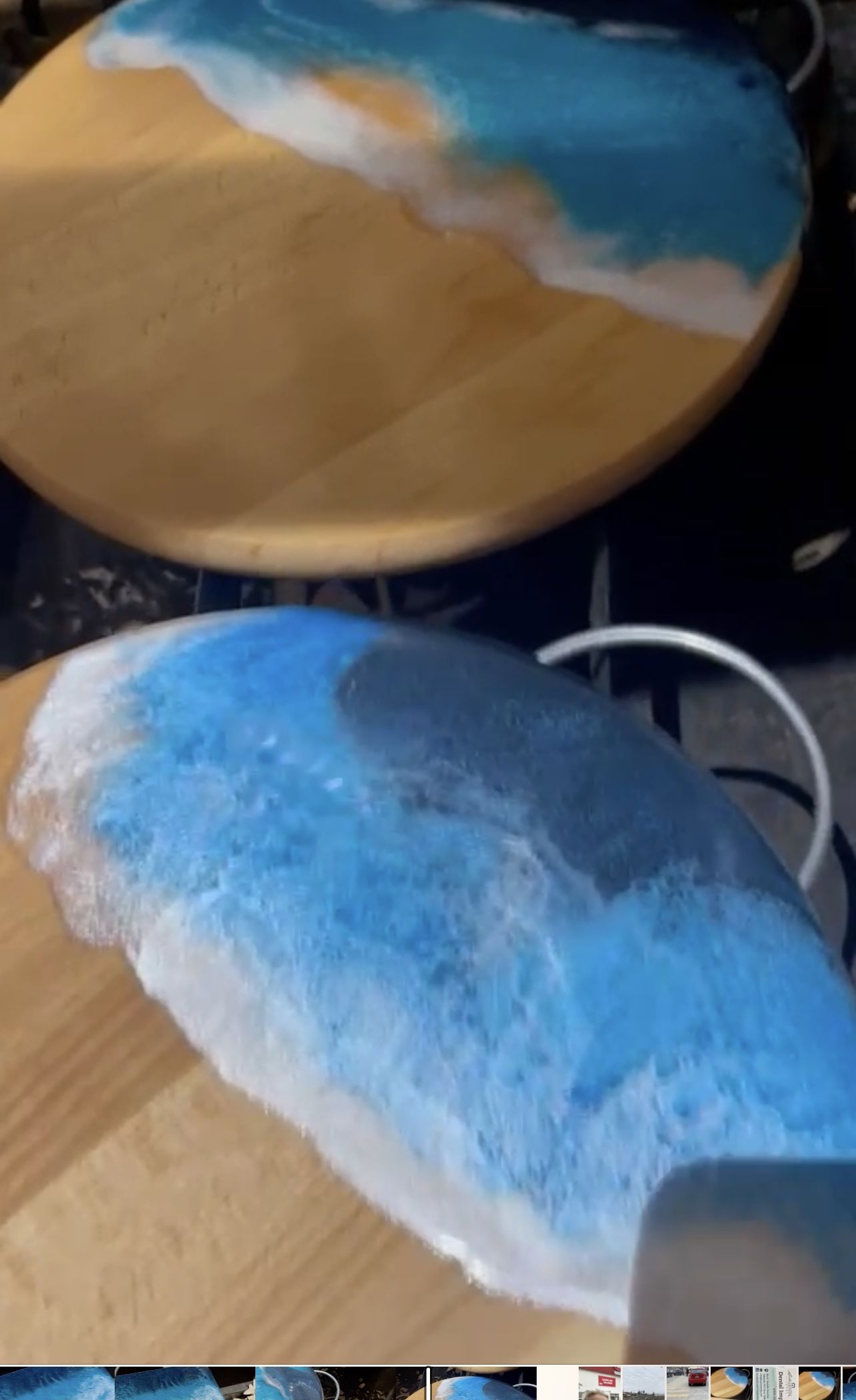 Cutting Board With Epoxy for Sale in San Diego, CA OfferUp