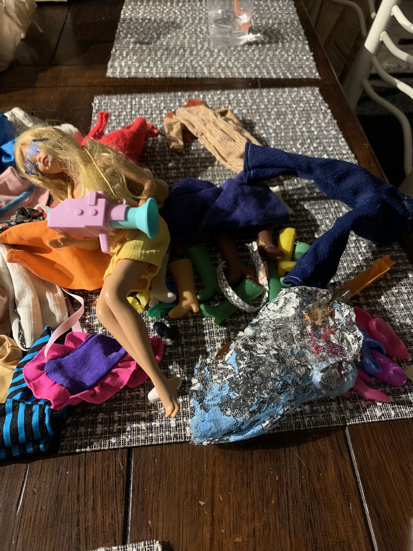 Three 1966 Barbies & Lots Of Clothes $ Accessories