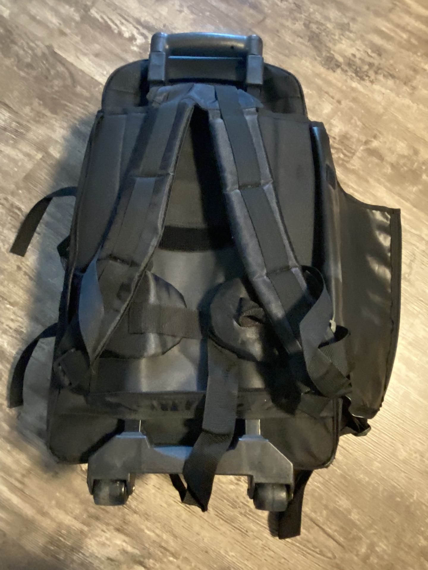 Multi day Travel Backpack, Rolling Suitcase